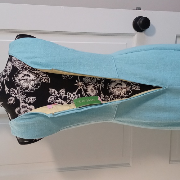 🆕️ 🩵HTF Lilly Pulitzer🩵 - Sally Boucle Linen Blend Dress - Picture 7 of 16